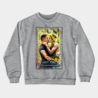 the hierophant card Crewneck Sweatshirt